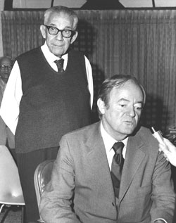 Victoriano with Vice-President Hubert H. Humphrey